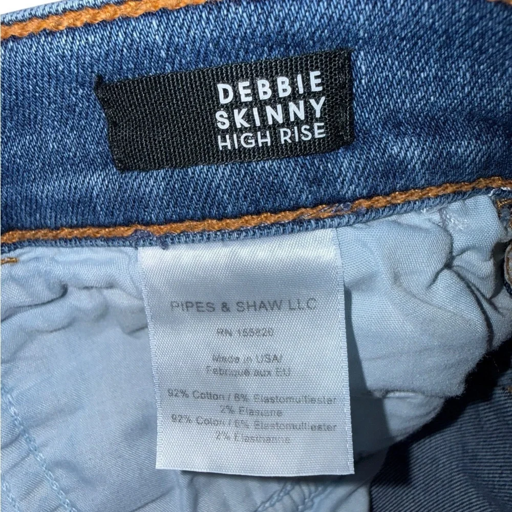 Veronica Beard Debbie High-Rise Skinny Jeans – Beacon Wash